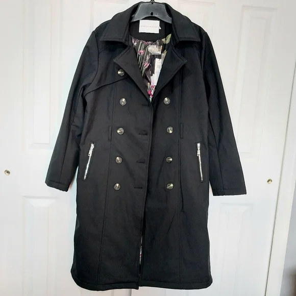 Rebecca Minkoff Water Repellent Trench Coat, NWT, Size M - Picture 8 of 8